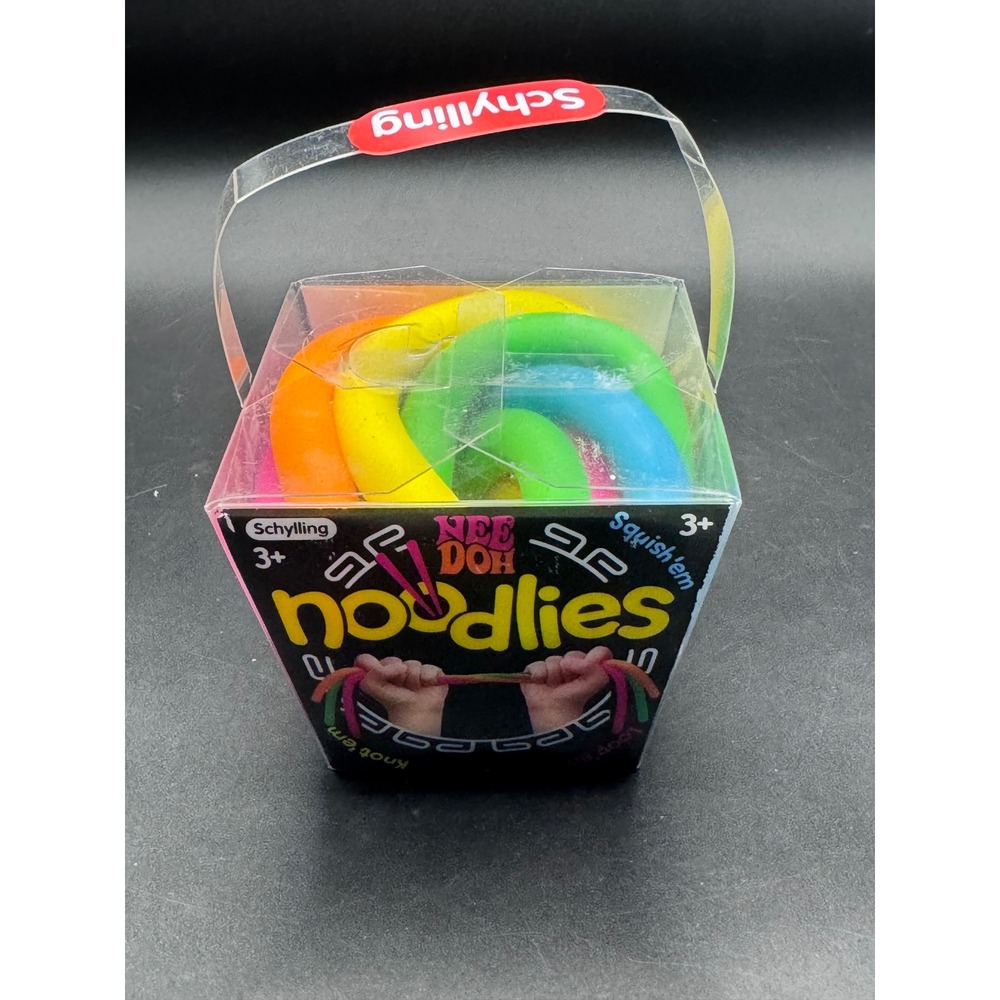 Schylling NeeDoh Noodlies Neon Stretchy Sensory Fidget Toy 5 Pack 22015FS - Picture 3 of 6